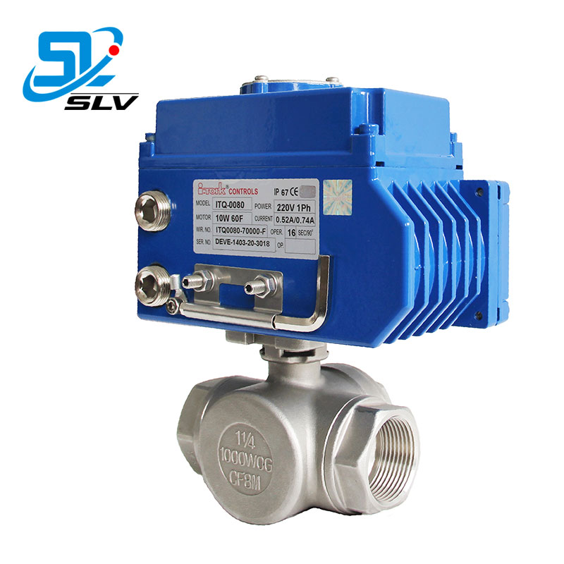 【i-Tork】電動三通絲口球閥